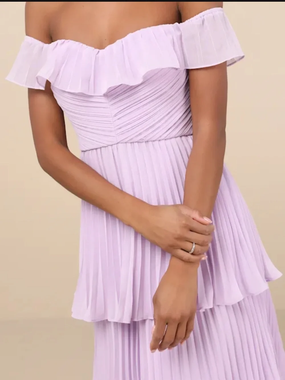 Purple Maxi Dress - Picture 3 of 8